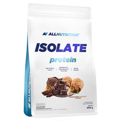 AllNutrition Isolate Protein Шоколад-Горіх 908г 100-35-3590978-20 фото