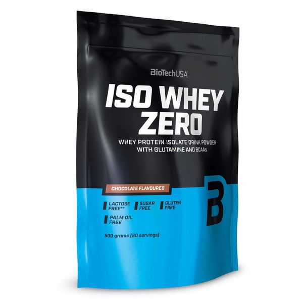 BioTechUSA Iso Whey Zero Солона Карамель Мигдаль 500г 03839-27 фото