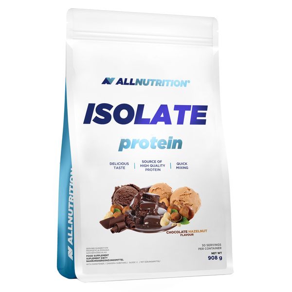 AllNutrition Isolate Protein Шоколад-Горіх 908г 100-35-3590978-20 фото