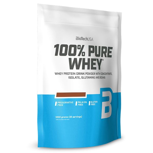 BioTechUSA 100% Pure Whey Банан 1кг 09126-08 фото