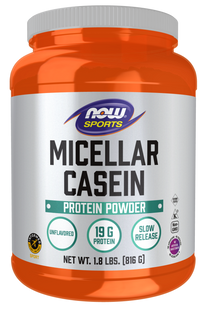 NOW Micellar Casein Unflavored Powder 1,8 lbs 2022-10-1342 фото