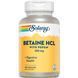 Solaray Betaine HCl with Pepsin 250 mg 180 vcaps 20057-01 фото 1