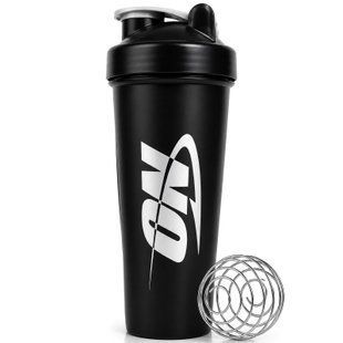 Optimum Nutrition Shaker ON with Metall Ball (Black-Grey) 600 мл 11022-01 фото