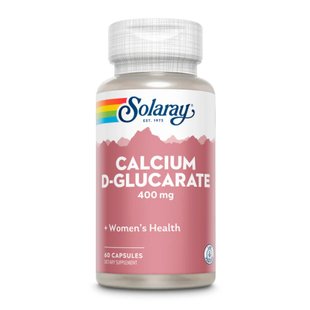 Solary Calcium D-Glucarate 400 mg 60 caps 2023-10-2398 фото