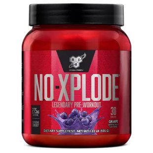 BSN N.O.-XPLODE Pre-Workout Igniter New Formula! 30 serv. Виноград 555г 05448-01 фото