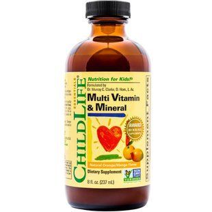 ChildLife Multi Vitamin & Mineral Natural Orange Mango 237 мл 2023-10-3714 фото