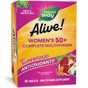 Nature's Way Alive Women&rsquo;s 50+ Complete Multivitamin 50 tablets 2022-10-1717 фото