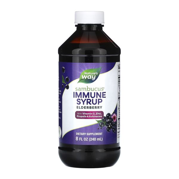 Nature's Way Sambucus Immune Syrup 8 OZ. 2022-10-1104 фото