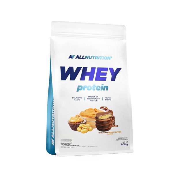 AllNutrition Whey Protein Шоколад-Арахісове Масло 908г 100-45-6466241-20 фото