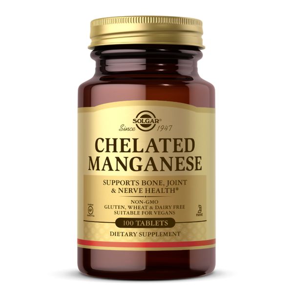 Solgar Chelated Manganese 100 tabs 19680-01 фото