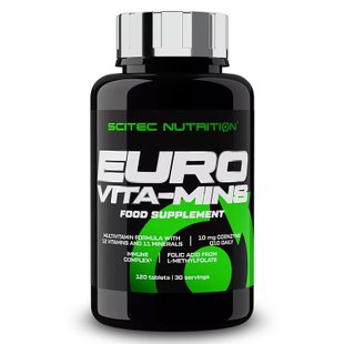 Scitec Nutrition Euro Vita-Mins 120 tabs 02096-01 фото