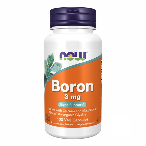 NOW Boron 3 mg 100 vcaps 2022-10-0033 фото