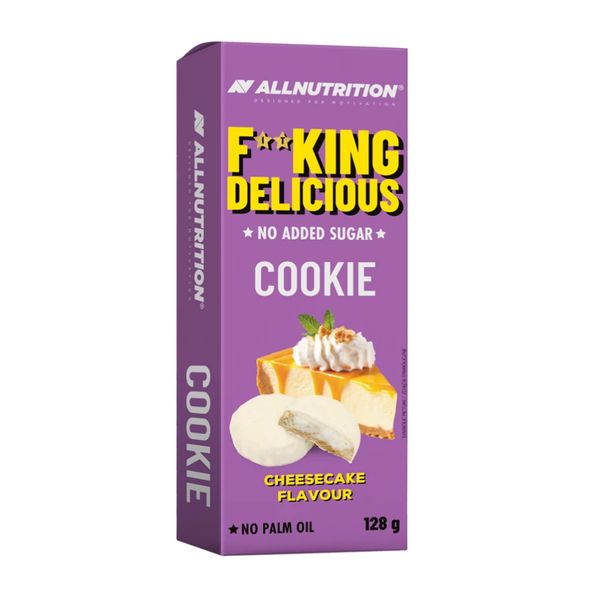 AllNutrition Fitking Delicious Cookie Банан Чізкейк 128г 2023-10-2723 фото