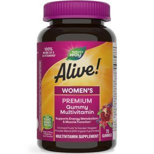 Nature's Way Alive Premium Women&rsquo;s Gummy Multivitamin 75 gummies 2022-10-1059 фото