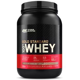 Optimum Nutrition 100% Whey Gold Standard Шоколад Фундук 909г 00114-25 фото