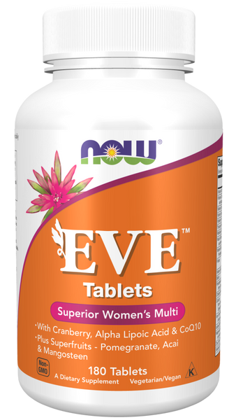 NOW Eve Women's Multiple Vitamin Veg 180 tablets 2022-10-0398 фото