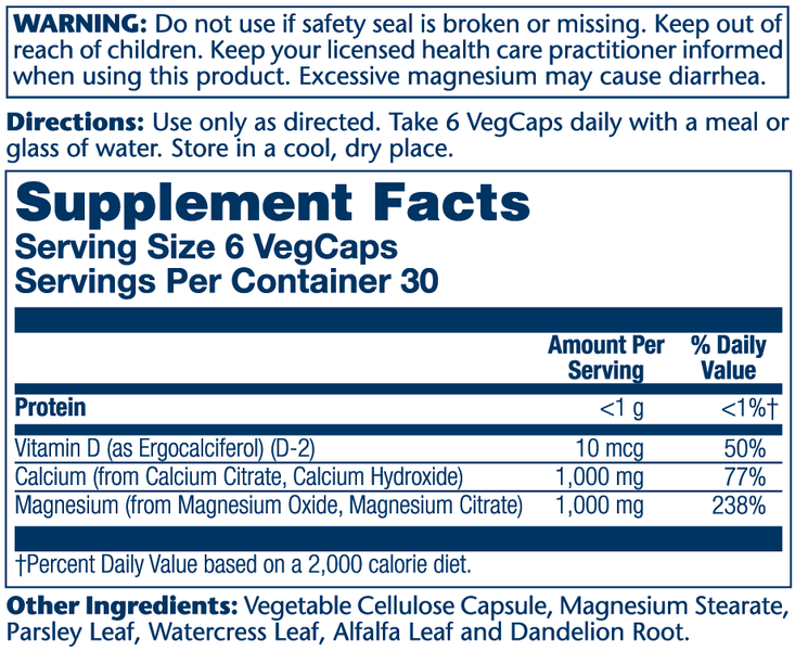 Solary Cal-Mag Citrate 180 vcaps 2022-10-2444 фото