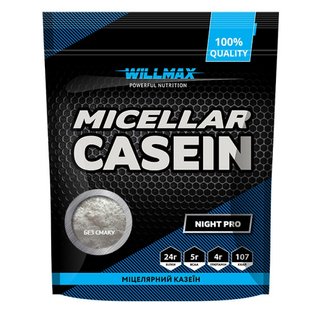 Willmax Micellar Casein 80% Натуральний 900г 11094-01 фото