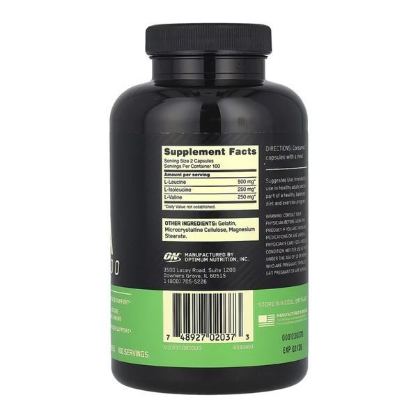 BCAA 1000mg - 400 caps 2023-10-4252 фото