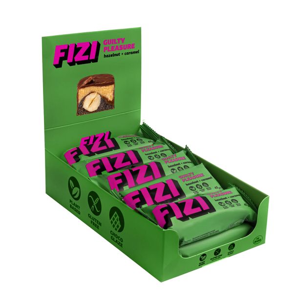 FIZI Bar Guilty Pleasure Hazelnut + Caramel 10x45г 2022-10-0337 фото