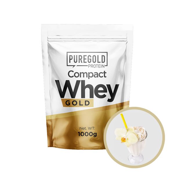 Pure Gold Protein Compact Whey Gold Vanilla Milkshake 1000г 2022-09-0508 фото