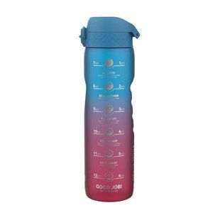 PowerPlay ON8 Waterbottle 1 L blue-pink gradien 23937-01 фото