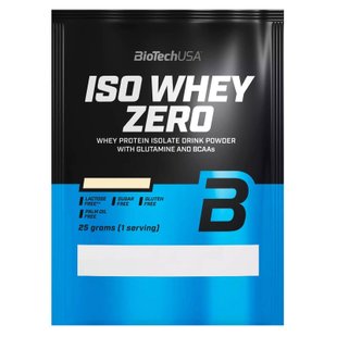 BioTechUSA Iso Whey Zero Lactose Free Полуниця 25г 03838-02 фото