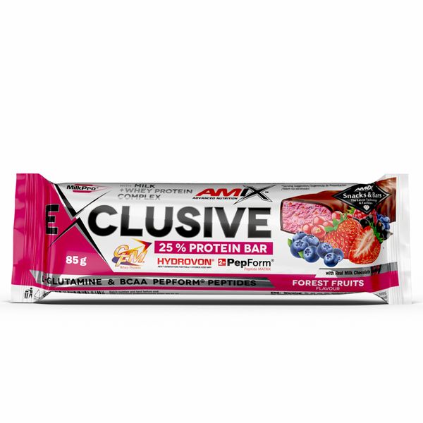 Amix Exclusive Protein Bar Лісові ягоди 85г 21957-03 фото