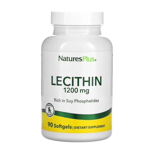 NaturesPlus Lecithin 1200 mg 90 Softgels 2023-10-2364 фото