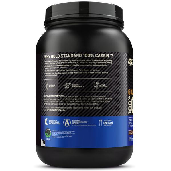 Optimum Nutrition 100% Gold Standard Casein Шоколад 0,9кг 00401-04 фото