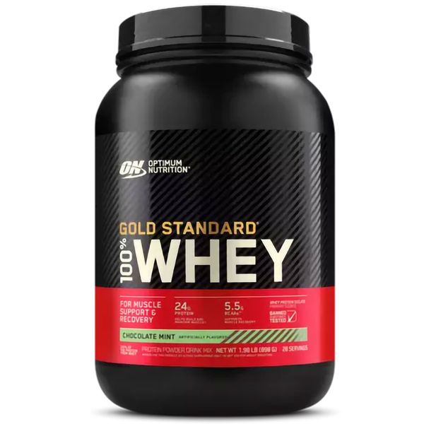 Optimum Nutrition 100% Whey Gold Standard Шоколад М'ята 907г 00114-19 фото