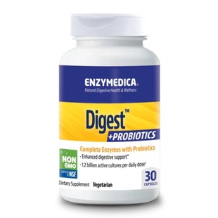 Enzymedica Digest Basic+Probiotics 30 caps 2022-10-2949 фото