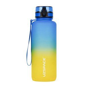 Uzspace Frosted Gradient Waterbottle 3056 1,5 L blue-yellow 23428-01 фото