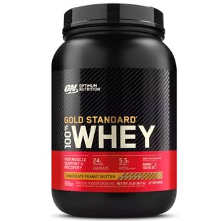 Optimum Nutrition 100% Whey Gold Standard Шоколад Арахісове Масло 907г 00114-22 фото