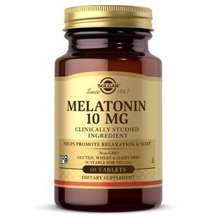 Solgar Melatonin 10 mg 60 tabs 11042-01 фото