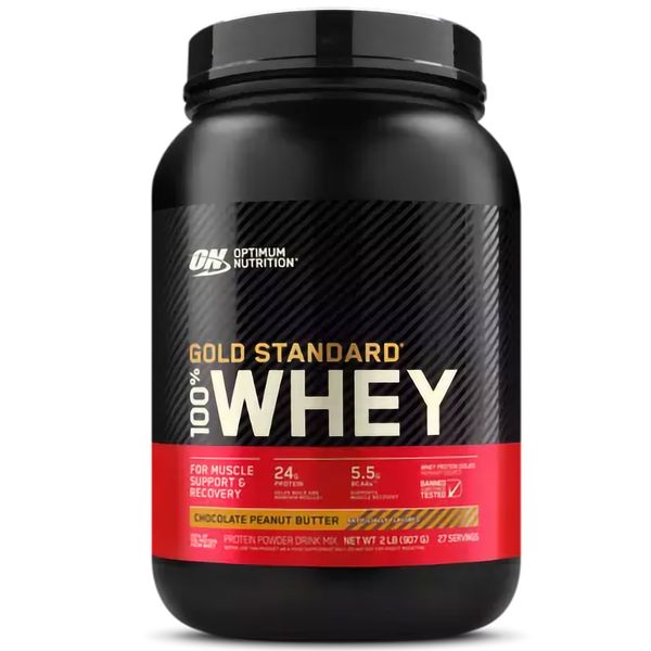 Optimum Nutrition 100% Whey Gold Standard Шоколад Арахісове Масло 907г 00114-22 фото