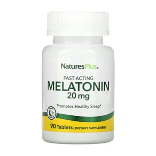 NaturesPlus Melatonin 20 mg 90 vcaps 2023-10-2378 фото