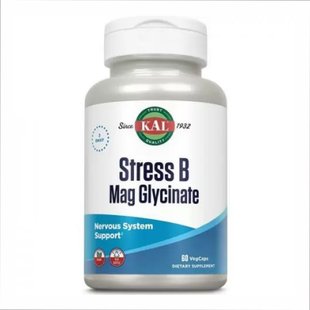 KAL Stress B Magnesium Glycinate 60 vcaps 2022-10-1013 фото