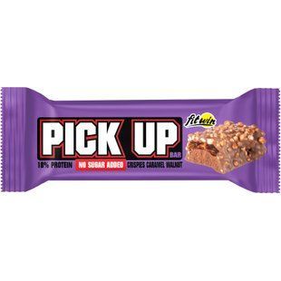 FitWin Батончик Pick Up Bar No Sugar Added Карамель Волоський Горіх 45г 23310-01 фото