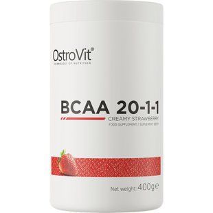 OstroVit BCAA 20-1-1 Creamy Strawberry 400г 18757-01 фото