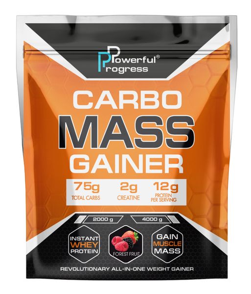 Powerful Progress Carbo Mass Gainer Лісові Ягоди 2кг 18157-02 фото