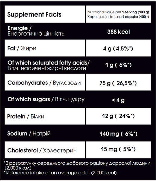 Powerful Progress Carbo Mass Gainer Лісові Ягоди 2кг 18157-02 фото