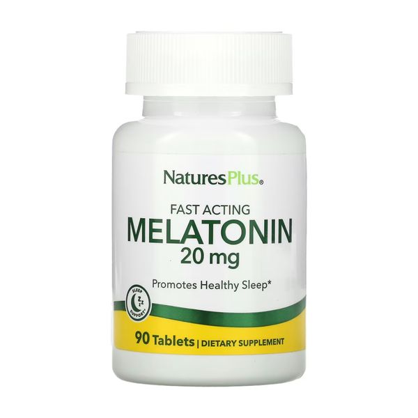 NaturesPlus Melatonin 20 mg 90 vcaps 2023-10-2378 фото