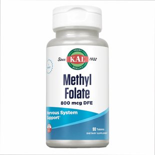 KAL Methyl Folate 800 mcg 90 tablets 2022-10-1014 фото