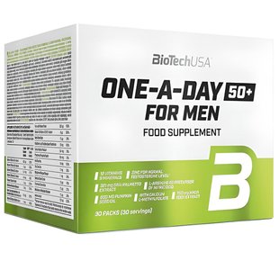 BioTechUSA One-A-Day 50+ For Men 30 packs 21533-01 фото