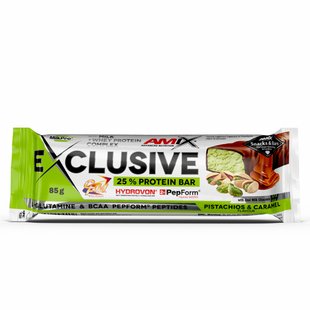 Amix Exclusive Protein Bar Фісташка-Карамель 85г 21957-06 фото