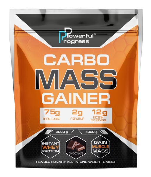 Powerful Progress Carbo Mass Gainer Шоколад 2кг 18157-04 фото