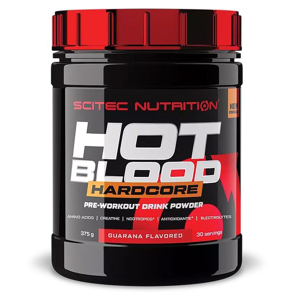 Scitec Nutrition Hot Blood Hardcore Гуарана 375г 20071-06 фото