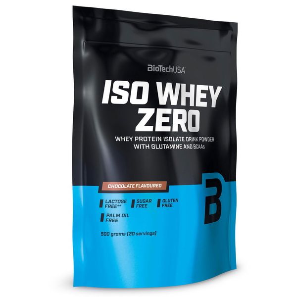 BioTechUSA Iso Whey Zero Lactose Free Банан Вишня 500г 03839-16 фото