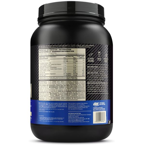 Optimum Nutrition 100% Gold Standard Casein Ваніль Вершки 0,9кг 00401-03 фото